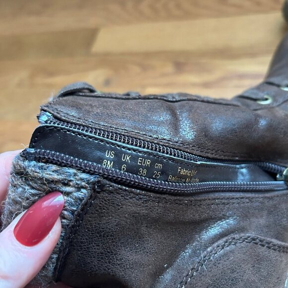 Carlos by Carlos Santana Glinda Ankle Brown Lace Up Heeled Boot Women’s Size 8 - Picture 6 of 9